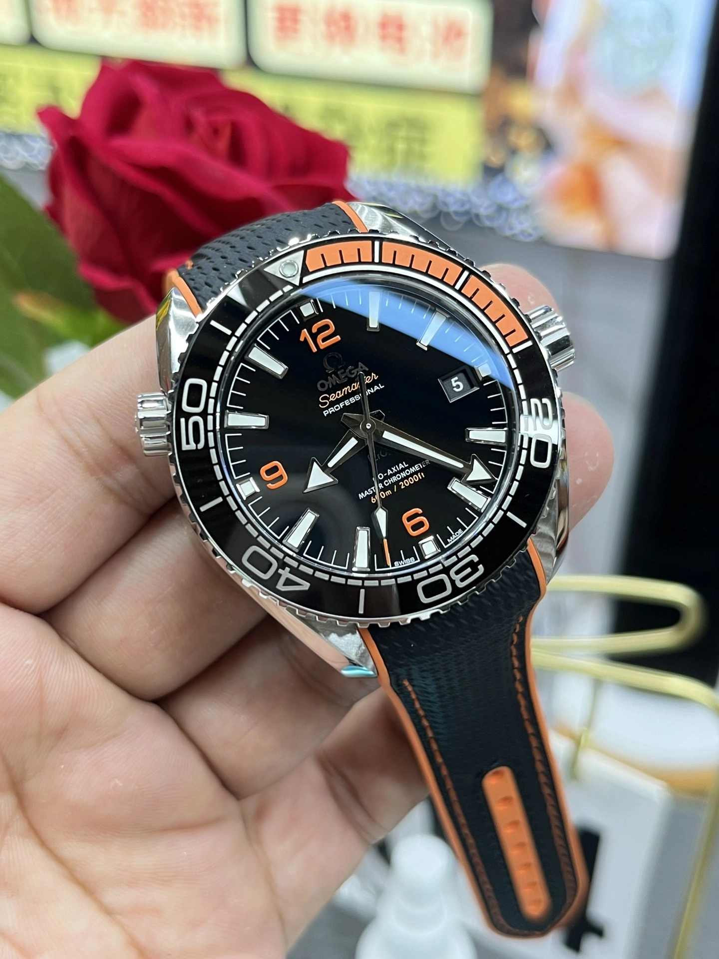 CBD Factory Omega Seamaster Planet Ocean 600M 43.5mm Black Orange Dial (215.32.44.21.01.001) 1:1 Super Clone – DD8900 Movement Chic 217